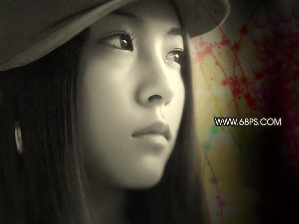 photoshop照片處理教程:美女在期盼什么?_網(wǎng)頁設(shè)計(jì)webjx.com