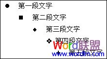 Word2003多級(jí)項(xiàng)目符號(hào)的使用