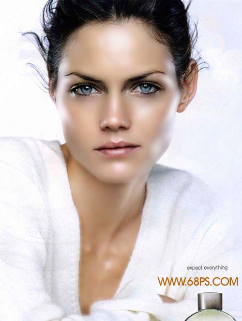 photoshop還原mm水晶亮麗肌膚