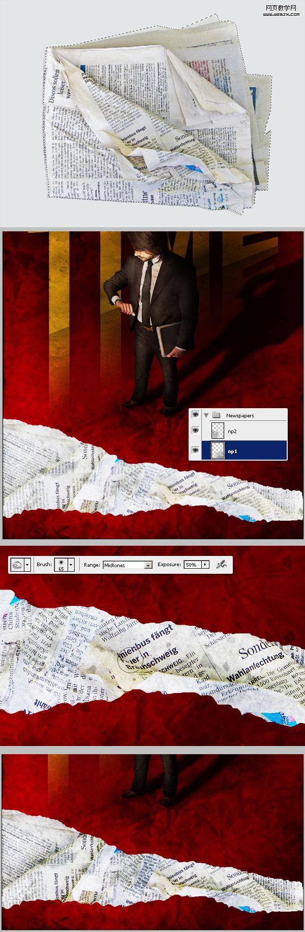 photoshop合成教程:建構(gòu)主義職場(chǎng)海報(bào)_webjx.com