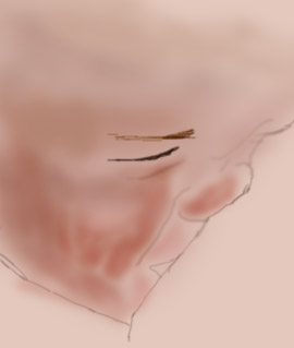 photoshop鼠繪哭泣的男孩過程