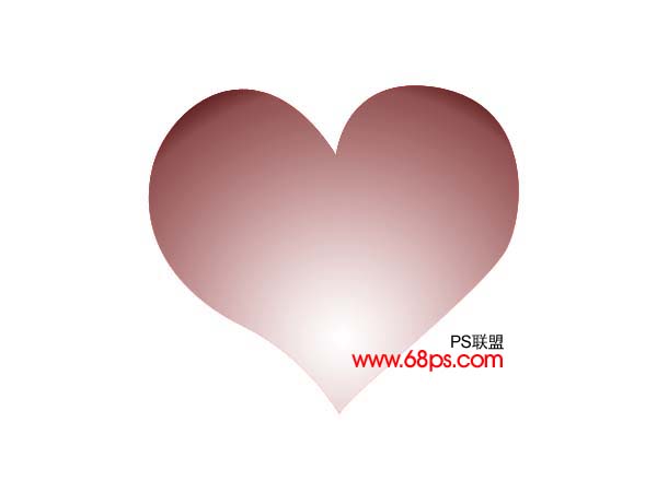 支持2008北京奧運 ps繪制奧運紅心圖案