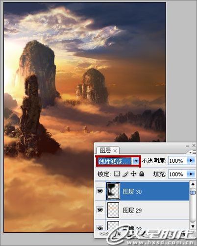 photoshop打造石像觀音完美場景