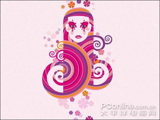 photoshop cs4繪制時尚女性主題視覺 photoshop cs4繪制時尚女性主題視覺