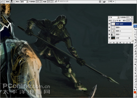 photoshop軟件和友基pf8060繪制插畫