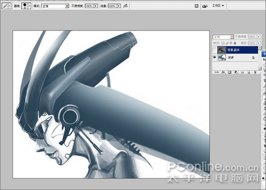 photoshop和友基pf1209鼠繪美女機(jī)器人 photoshop和友基pf1209鼠繪美女機(jī)器人