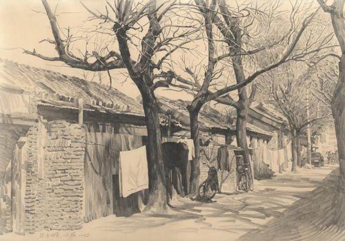 留住胡同—精彩photoshop鉛筆畫欣賞_網(wǎng)頁設(shè)計www.webjx.com轉(zhuǎn)載