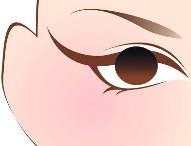 photoshop鼠繪:矢量人物眼睛的畫法