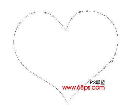 支持2008北京奧運 ps繪制奧運紅心圖案