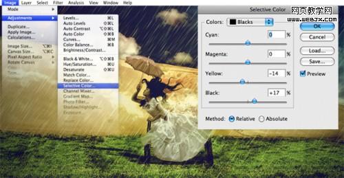 photoshop照片合成教程:暗調插畫效果_網頁設計