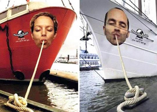 作品展示:生活中街頭上的創意廣告-網頁設計