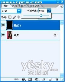 巧用photoshop的暗角處理打造時尚大片