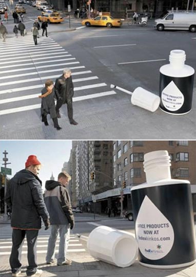 作品展示:生活中街頭上的創意廣告-網頁設計