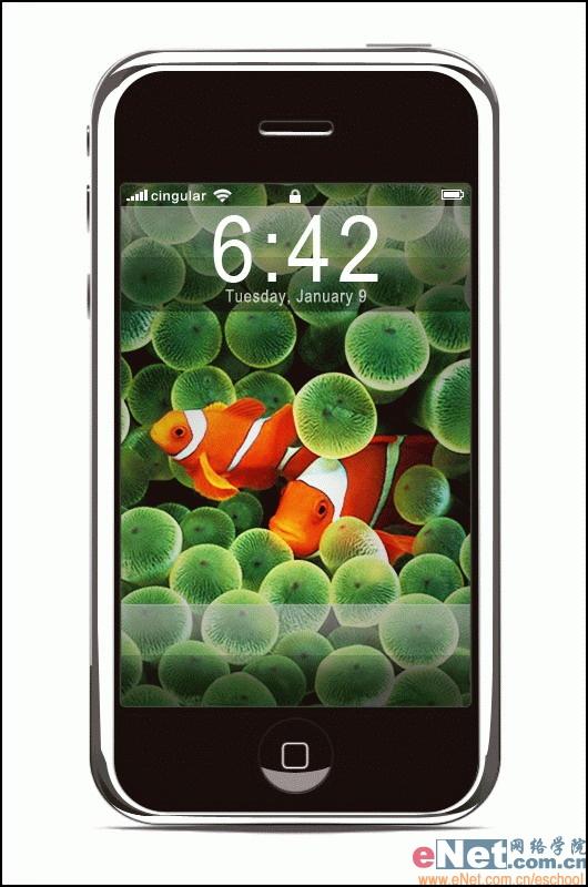望眼欲穿photoshop設計超絢麗iphone(4)