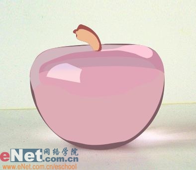 photoshop教程:制作漂亮的水晶蘋果_網頁設計webjx.com轉載