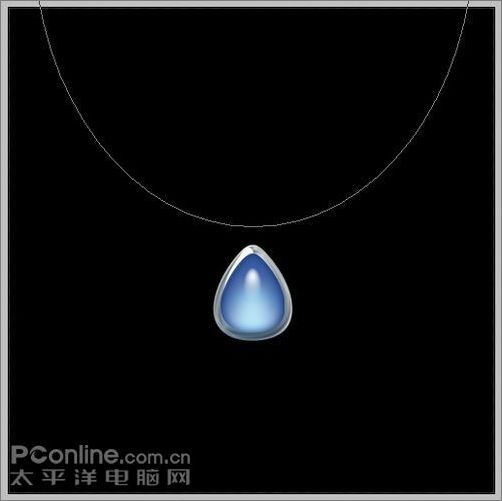 photoshop路徑工具和圖層樣式制作質感項鏈