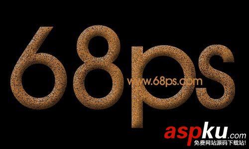 Photoshop圖層樣式制作鐵銹紋理字 Photoshop,圖層樣式,鐵銹紋理字