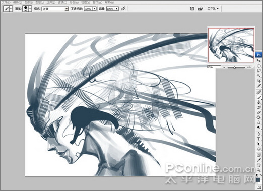 photoshop和友基pf1209鼠繪美女機(jī)器人 photoshop和友基pf1209鼠繪美女機(jī)器人