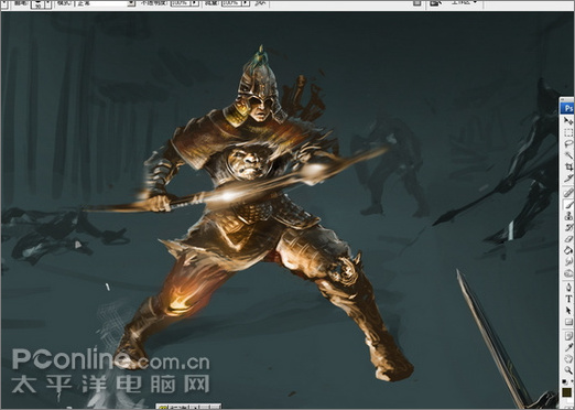 photoshop軟件和友基pf8060繪制插畫