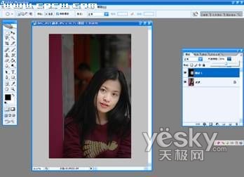 巧用photoshop的暗角處理打造時尚大片