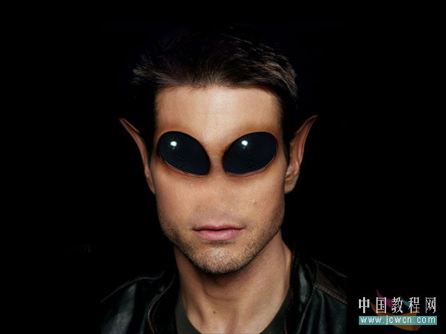 photoshop合成教程:恐怖的外星人