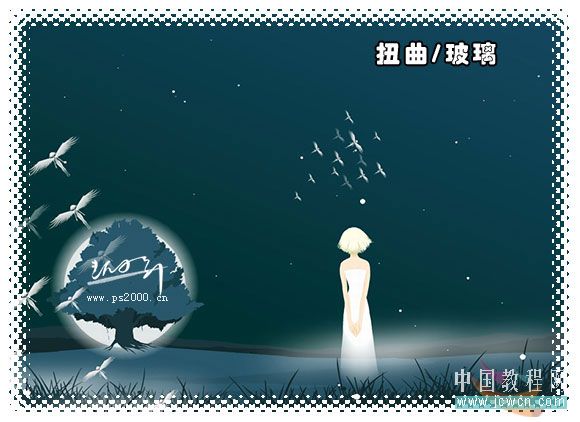 photoshop教程:制作個性蝴蝶邊框照片_webjx.com