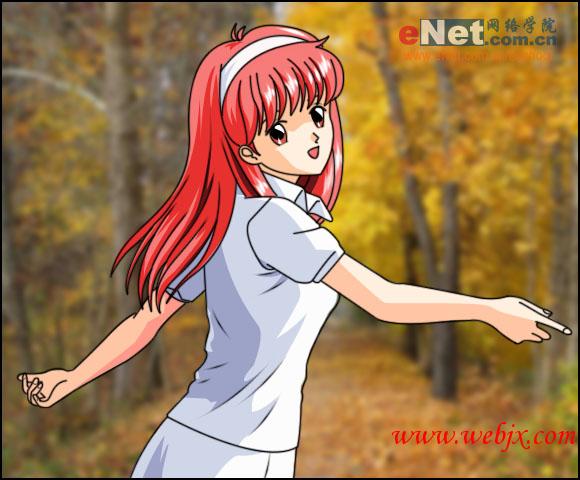 photoshop打造心跳回憶美女詩織