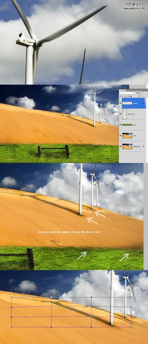 photoshop照片合成教程:暗調插畫效果_網頁設計