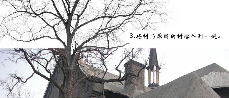 photoshop合成教程:月夜風高神秘古堡