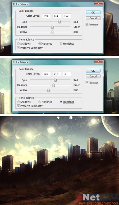 photoshop照片合成:壯觀輝煌的都市