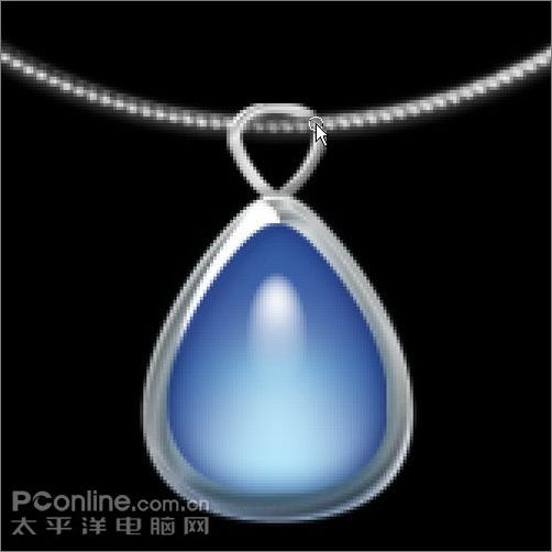 photoshop路徑工具和圖層樣式制作質感項鏈