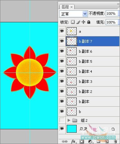 photoshop cs3制作開花逐幀動畫 photoshop cs3制作開花逐幀動畫