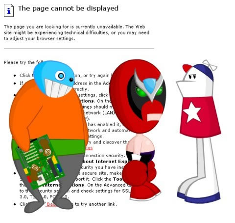 網站404極富創意的圖片欣賞