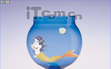photoshop合成圖片特效:玻璃瓶里的美人魚_網頁設計webjx.com網絡轉載