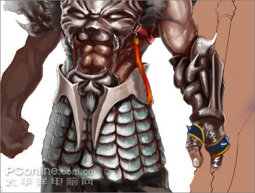 photoshop繪制網絡游戲男戰士 photoshop繪制網絡游戲男戰士