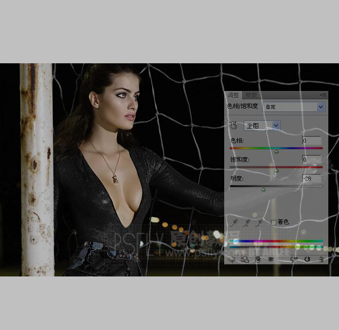 photoshop教程:制作暗調(diào)質(zhì)感時(shí)尚美女