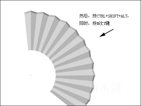 利用photoshop路徑工具輕松繪制精美折扇_網(wǎng)頁設(shè)計webjx.com轉(zhuǎn)載