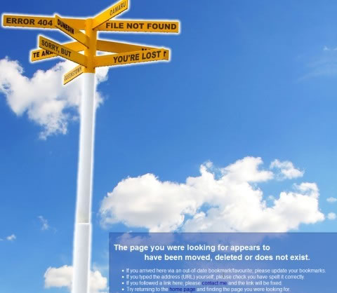 網站404極富創意的圖片欣賞