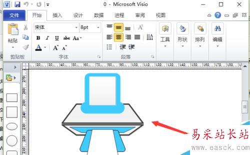如何在word中編輯visio圖案?