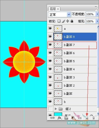 photoshop cs3制作開花逐幀動畫 photoshop cs3制作開花逐幀動畫