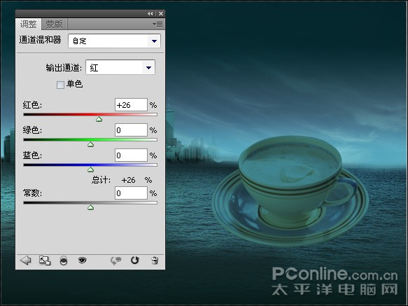 photoshop照片合成:驚濤駭浪在哪會有?
