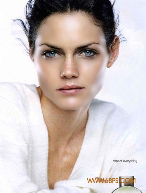 photoshop還原mm水晶亮麗肌膚