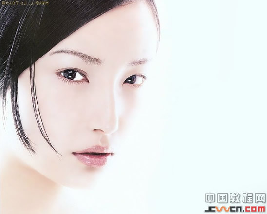 photoshop照片處理:處理mm照片的五官
