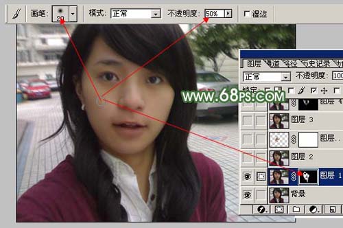 photoshop突出mm照片意境讓畫面清晰
