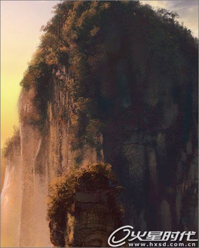 photoshop打造石像觀音完美場景