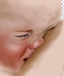 photoshop鼠繪哭泣的男孩過程