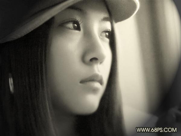 photoshop照片處理教程:美女在期盼什么?_網(wǎng)頁設(shè)計(jì)webjx.com