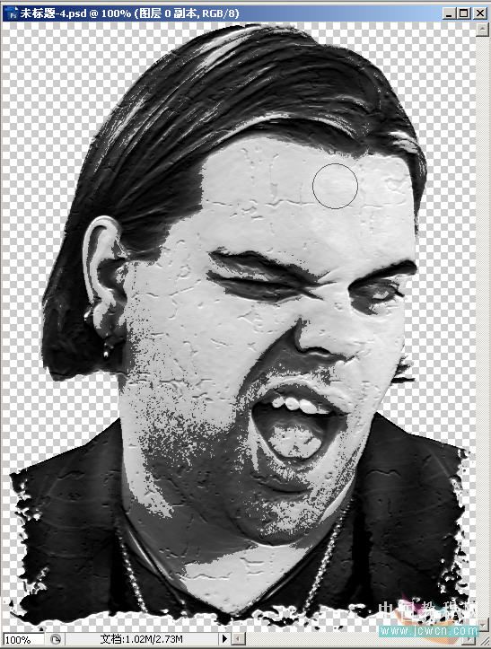 photoshop教程:輕松制作石膏人像