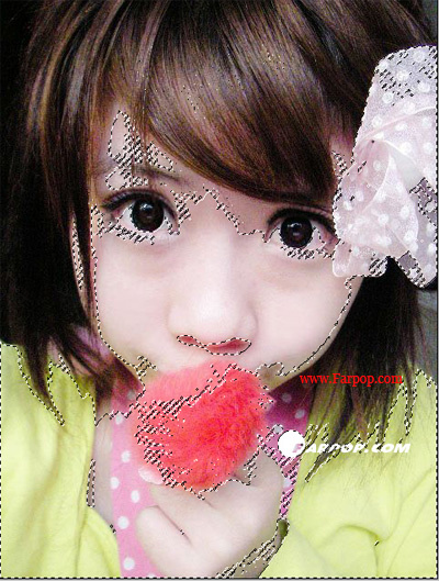 photoshop色彩鮮艷的染發(fā)非主流圖效