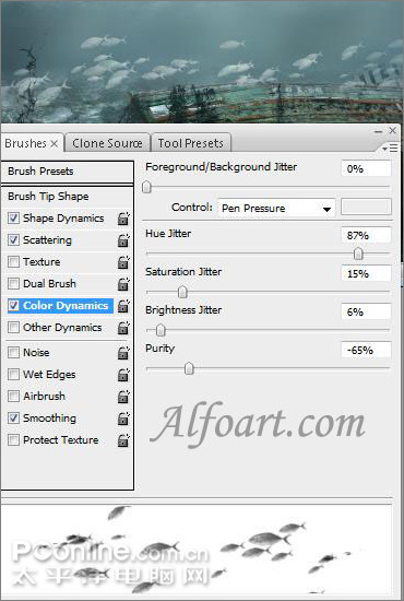ps輕松制作魅力無限的水底場景